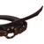 Showman 8' Argentina Cow Leather Braided & Ring Split Reins
