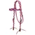 Showman Patriotic Browband Mule Tape Headstall