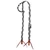 Showman Gunmetal Single Ear Mule Tape Headstall