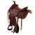 Showman Legacy Series Waffle Tooled Roping Saddle - 16 Inch