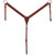 Showman Floral Tooled Leather Single Ear Headstall, Breast Collar & Reins Set
