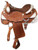 16" Fully Tooled Leather Double T Show Saddle *3 Color Options*