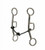 Showman Stainless Steel Sliding Gag Bit w/ Sweet Iron Mouth