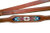 Showman Couture Genuine Leather Dog Leash w/ Turquoise, Pink & Purple Beaded Inlay