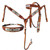 Showman Argentina Cow Leather Headstall & Breast Collar Set w/ Navajo Beaded Inlays Showman Argentina Cow Leather Headstall & Breast Collar Set w/ Navajo Beaded Inlays