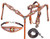 Showman Multi-Colored Beaded Cross Design Leather Headstall & Breast Collar Set