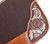 Showman 32" x 31" Contoured Felt Bottom Saddle Pad w/ Dreamcatcher Design