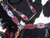 Showman Red, Silver & Blue Glitter Headstall & Breast Collar Set w/ Reins