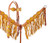 Showman Sunflower Overlay Browband Headstall & Breast Collar Set w/ Fringe