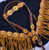 Showman Sunflower Overlay Browband Headstall & Breast Collar Set w/ Fringe