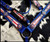 Showman Nylon Headstall & Breast Collar Set w/ Stars & Stripes Print Overlay