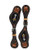 Showman Beaded Arrow Design Argentina Leather Headstall & Breast Collar Set