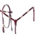 Showman Rawhide Braided Leather Headstall & Breast Collar Set