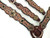 Showman Leather Single Ear Headstall & Breast Collar Set w/ Cheetah Print