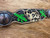 Showman Cheetah Inlay Wither Strap w/ Painted Cactus Accents