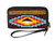 Showman Burgundy Southwest Design Wool Saddle Blanket Wallet