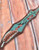 Showman Headstall & Breast Collar Set w/ Turquoise Beaded Inlays & Painted Feathers