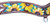 Showman Hand Painted Sunflower Leather Tripping Collar