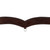 Showman Dark Argentina Cow Leather Barbwire Tooled Tripping Collar