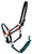 Showman Nylon Halter w/ Leather Accents & Matching Lead Rope Showman Nylon Halter w/ Leather Accents & Matching Lead Rope