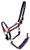Showman Nylon Halter w/ Leather Accents & Matching Lead Rope Showman Nylon Halter w/ Leather Accents & Matching Lead Rope