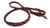 Showman Leather Braided Reins w/ Colored Lacing 