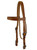 Showman Argentina Cow Leather Draft Horse Size Browband Headstall