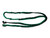 Showman 7' Long Braided Nylon Barrel Reins w/ Easy Grip Knots
