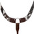 Showman Hair-On Cowhide Leather Pulling Collar