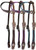 Showman Single Ear Rawhide Laced Rough-out Leather Headstall