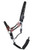 Showman Nylon Halter w/ Leather Accents & Removable 8' Lead Rope