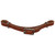 Showman Adjustable Oiled Leather Curb Strap