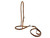 Showman Argentina Leather Braided Noseband Tie Down