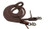 Showman 96" Derby Nylon Barrel Reins with Scissor Snap Ends