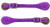 Showman Youth Glitter Leather Spur Straps