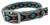Showman Couture Teal Southwest Design Nylon Dog Collar