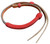 Showman Medium Leather Over & Under Whip w/ Nylon Wrap Accent