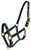 Adjustable Neoprene Lined Nylon Halter w/ "Running Horse" Overlay