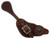 Showman Men's Argentina Cow Leather Crossed Guns Concho Spur Straps