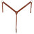 Showman Argentina Cow Leather Breast Collar w/ Barbed Wire Tooling