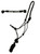 Cowboy Knot Halter w/ Beaded Noseband & Lead