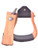 Showman Curved Ashwood Stirrups w/ Leather Tread