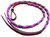 Showman Medium Leather Over & Under Whip w/ Color Braided Accent
