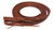 Showman 5/8" x 8' Argentina Cow Leather Barbed Wire Tooled Split Reins