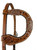 Showman Floral Tooled Single Ear Leather Headstall