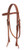 Showman Barbed Wire Tooled Argentina Cow Leather Headstall