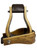 Showman Polished Ashwood Wooden Stirrups