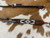 Showman Two-Tone Argentina Cow Leather Single Ear Headstall w/ Southwest Beaded Inlay