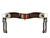 Showman Tooled Tripping Collar w/ Serape Blanket Inlay & Hair-On Cowhide