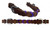 Showman Argentina Cow Leather Braided Color Curb Strap 